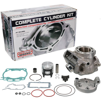 CYLINDER WORKS CYLINDER KOMPLETNY YAMAHA YZ 250 '99-'25 2T, FANTIC XX 250 '22-25 (66,40 MM) NICASIL ( TŁOK 22584 B / C , CYLINDER , TOP-END , ZAWÓR ,