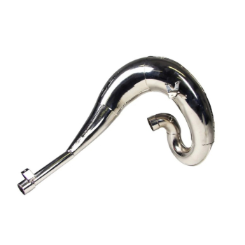 DEP PIPES PROMOCJA ARMOURED DYFUZOR/KOMORA/TUBA REZONANSOWA NIKLOWANA (FRONT EXHAUST PIPE NICKEL): HONDA CR 250 `05-NADAL (WZMOCNIONY 1,2MM)