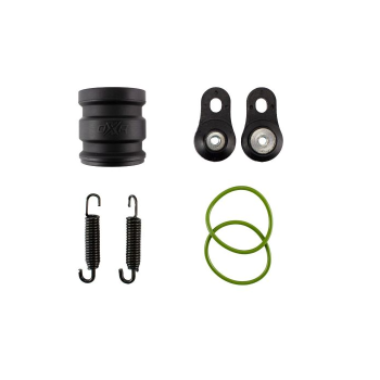 OXA FACTORY ZESTAW MONTAŻOWY, MOCOWANIE, SPRĘŻYNY, ZŁĄCZKA WYDECHU (DYFUZORA) SHERCO SE / SE-R 250 300 250 (GUMA 28/30MM) (0040002-810)