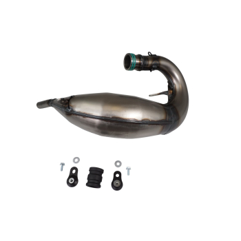 OXA FACTORY DYFUZOR (TUBA REZONANSOWA) FRONT EXHAUST PIPE RACING STEEL X8 KTM SX 125 '23-'25