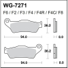WRP klocki przód KTM, HVA, HUSAB, GAS FA181, MCB64-10159