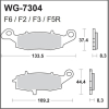 TRW klocki hamulcowe FA231, MCB681-10180
