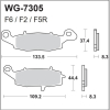 TRW klocki hamulcowe FA229, MCB682-10182