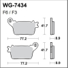 TRW klocki hamulcowe FA436, MCB784-10223