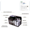 UNIBAT akumulator 12Ah-12V 200A (P+)-10992