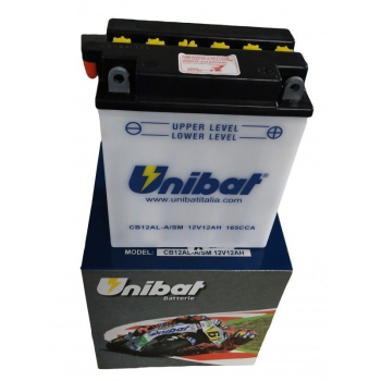 UNIBAT akumulator 12Ah-12V 165A (P+)