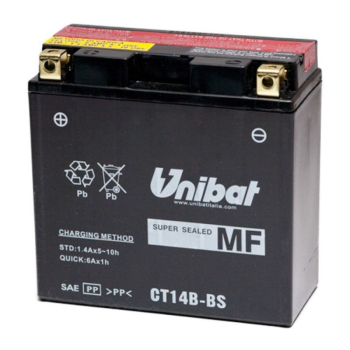 UNIBAT akumulator 12Ah-12V 210A (L+)