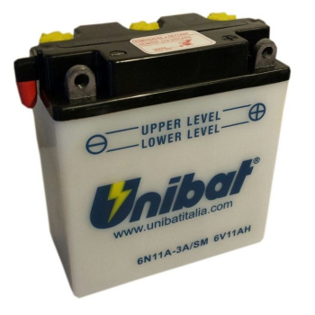 UNIBAT akumulator 6Ah-12V 11A (P+)