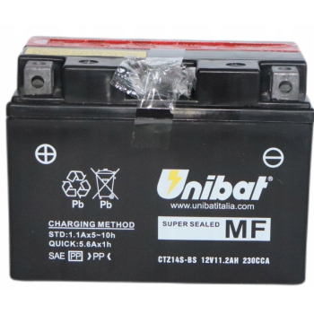 UNIBAT akumulator 11.2Ah-12V 230A (L+)