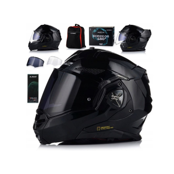 LS2 FF901 ADVANT X kask modułowy czarny-11332
