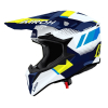 AIROH WRAAAP VISION YELLOW BLUE kask połysk M