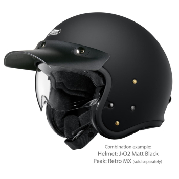 SHOEI J.O2 kask otwarty czarny mat-11594