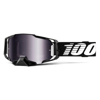 100% ARMEGA BLACK MIRROR SILVER gogle