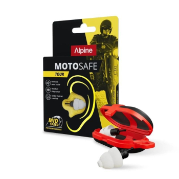ALPINE MOTOSAFE TOUR zatyczki, stopery do uszu