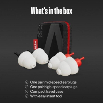 ALPINE MOTOSAFE DUO zatyczki, stopery do uszu-11986