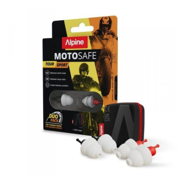 ALPINE MOTOSAFE DUO zatyczki, stopery do uszu