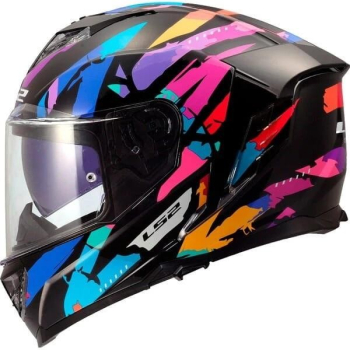 LS2 FF818 STORM III PURPLE kask integralny M