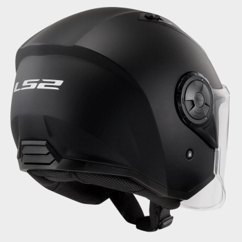 LS2 AIRFLOW II kask otwarty mat czarny-12021