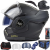 LS2 FF901 ADVANT X kask modułowy czarny mat-12145
