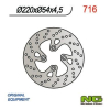 NG tarcza hamulcowa przód YAMAHA MAJESTY 125, MBK-12293