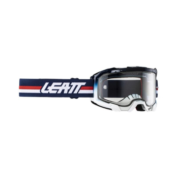 LEATT VELOCITY 4.5 gogle biało-granatowo-czerwone