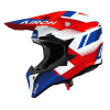 AIROH WRAAAP VISION BLUE RED połysk kask L