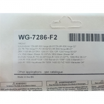 WRP klocki hamulcowe FA188, MCB659-15537