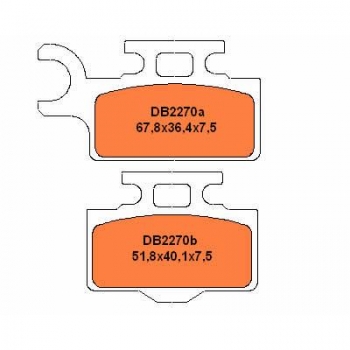 DB klocki przód KX 65 00-..., RM 65 03-05 FA302