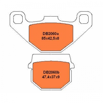DB klocki hamulcowe RM 80/85 90-04, KAW FA83