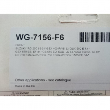 WRP klocki hamulcowe FA63, FDB338-21615