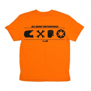 MOTOX ALL ABOUT MOTOCROSS koszulka pomarańcz