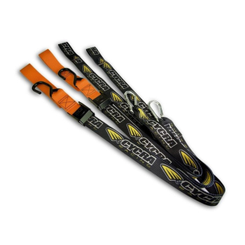 CYCRA pasy transportowe 180 x 4 cm pomarańczowe