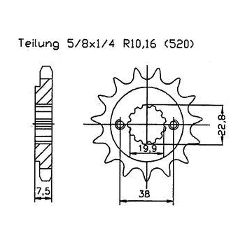 WRP zębatka przód KFX 400, LTZ 400, LTR 450-24556
