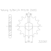 WRP zębatka przód KX 125 94-...-24655