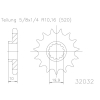 WRP zębatka przód Suzuki RM 250 84-..., DR+Z-24704