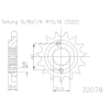 WRP zębatka przód XR 400 96-04, TRX 400 99-04-24894