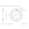 WRP zębatka tył CR+F 125/250/450 82-..., XR-25162
