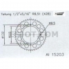 ESJOT zębatka tył KTM SX 85/105 03-...-25338