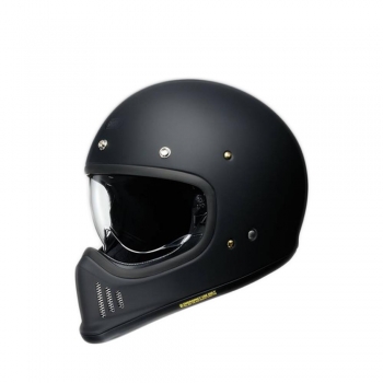 SHOEI EX-ZERO MATTE BLACK kask retro