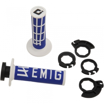 ODI EMIG V2 manetki skręcane z rollgazem niebieski