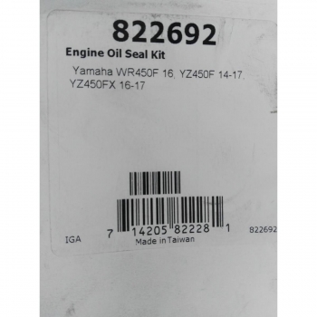 AOKI uszczelniacze silnikowe YZ 450 F 14-17, WR 16-29729
