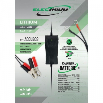 ELECTHIUM ładowarka litowo-kwasowa 12V-31422