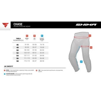 SHIMA CHASE PANTS spodnie skórzane czarne-31726