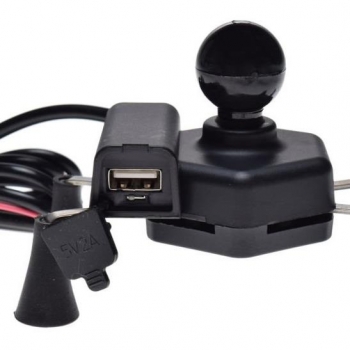 Uchwyt na telefon X-GRIP pod lusterko z USB -32729