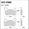 WRP Klocki hamulcowe FA405, MCB793-33174
