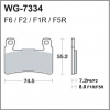 WRP klocki hamulcowe FA296, MCB703-33315