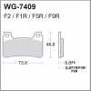 WRP klocki hamulcowe FA390, MCB755-33516