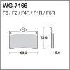 WRP klocki hamulcowe FA095, MCB540-33532