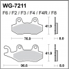 WRP klocki przód KX/RM/YZ/HVA 89-97, DR, ATV FA135-34415