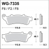 WRP klocki hamulcowe FA261, MCB704-34647